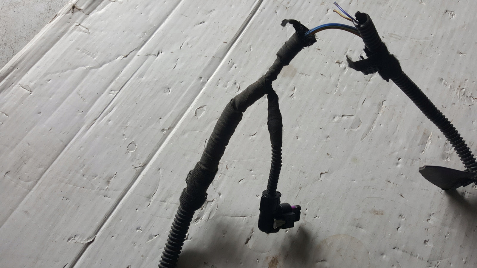 Wiązka czujników PDC zderzaka tylnego VW CADDY 2K7971104 demontaż