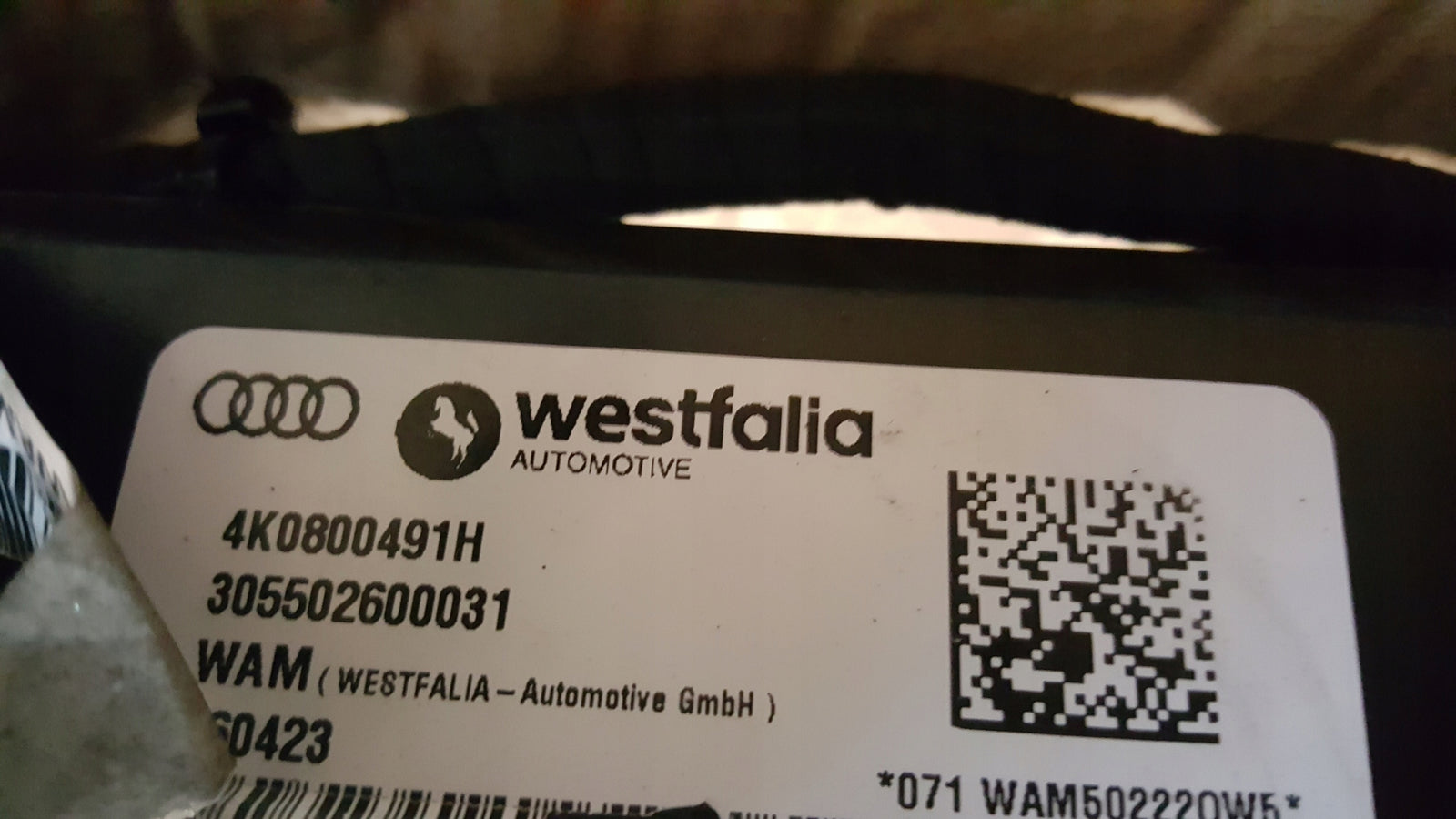 AUDI A6 A7 C8 2019-25 ROK 4K0800491H HAK