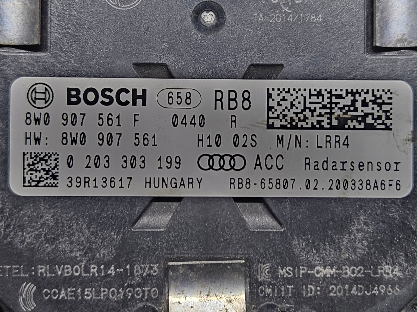 Radar ACC distronic AUDI A4 B9 8W0907561F IDEAŁ 8W0907574 9