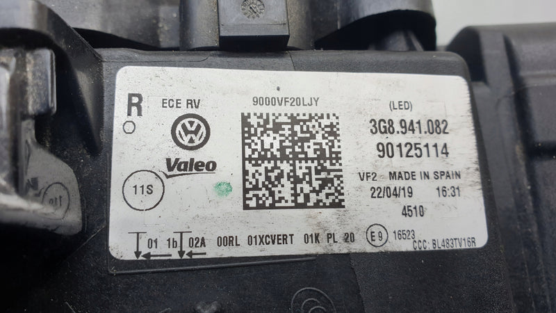 PR FULL LED Vw Arteon 3G8941082 2019 rok demontaż