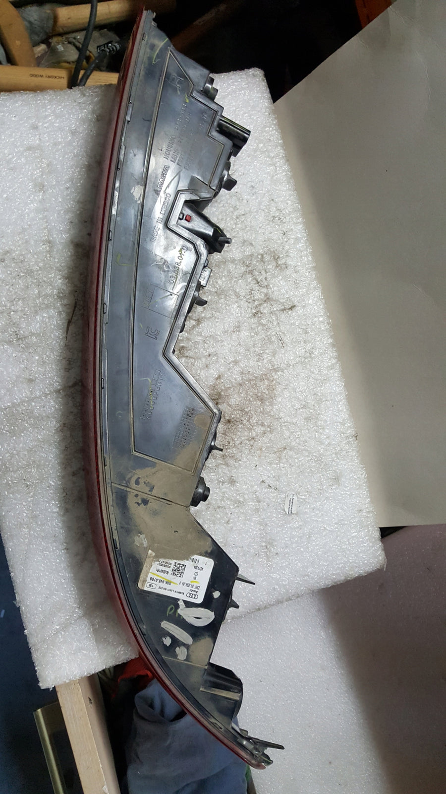 Lampa w zderzak prawy tył AUDI Q5 80A945070B demontaż