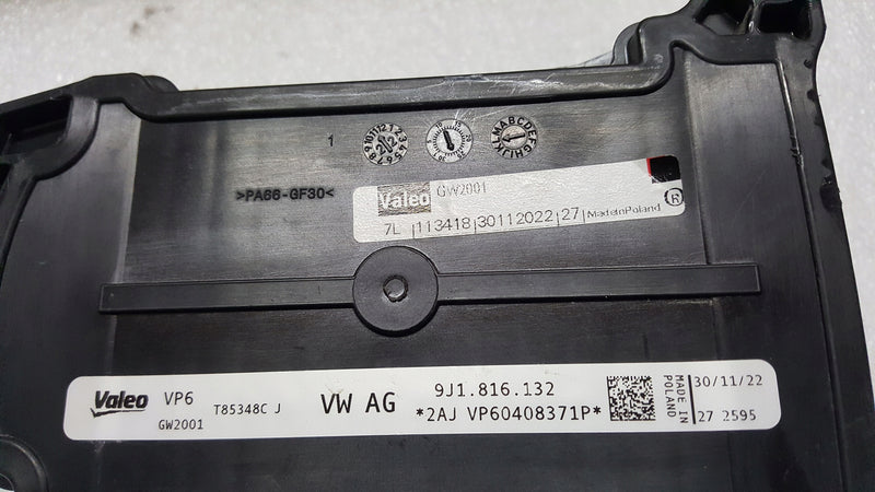 Wymiennik ciepła VW AUDI SEAT SKODA 9J1816132 demontaż