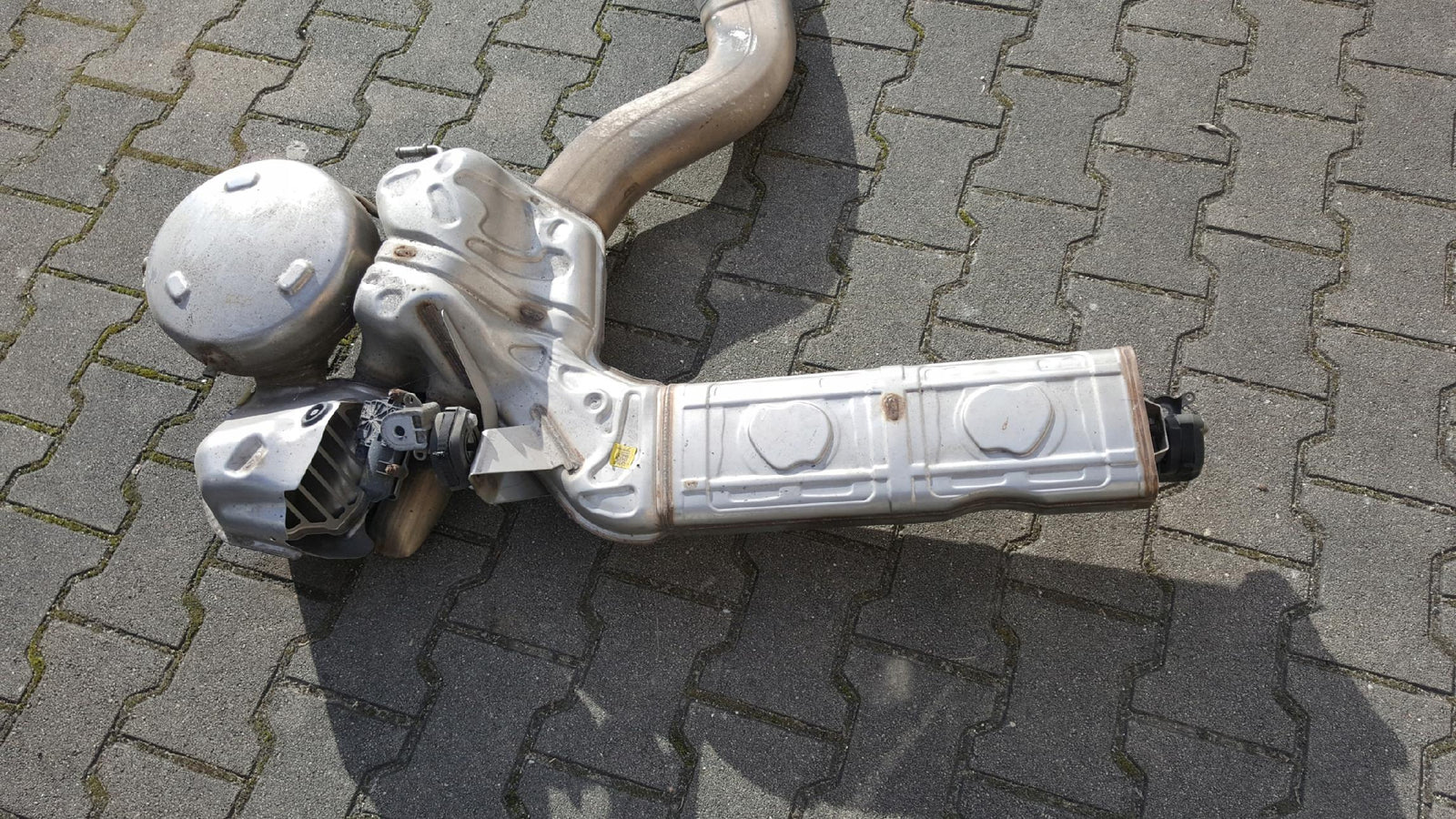 TŁUMIK WYDECH KOŃCOWY AUDI A6 C8 4K AKTYWNY DEMONTAŻ