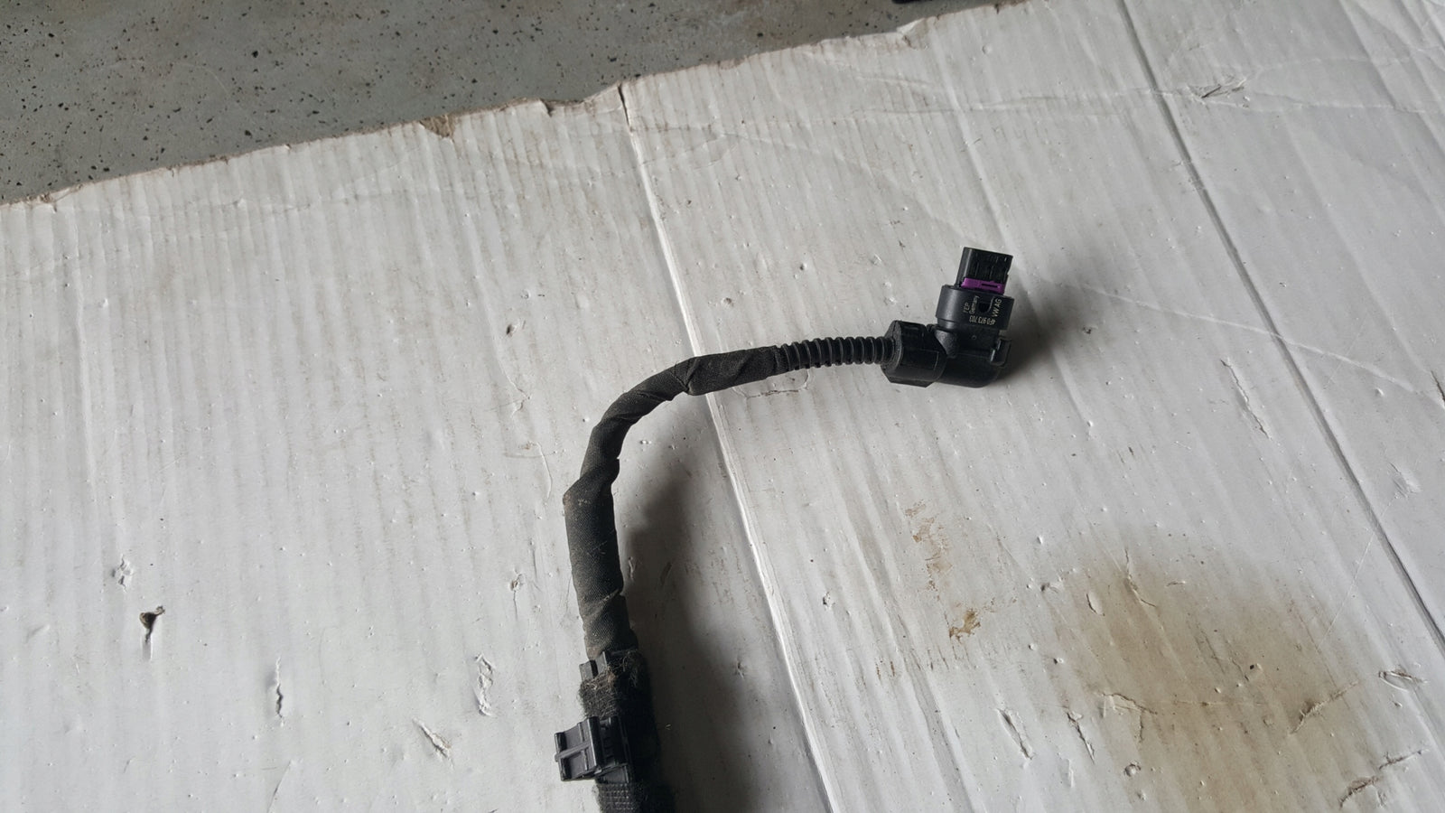 Wiązka czujników PDC zderzaka tylnego VW CADDY 2K7971104 demontaż