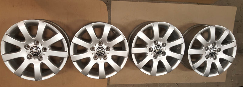 VW GOLF 5 V 1K JETTA SEAT SKODA AUDI FELGI ALUMINIOWE 15'' 6.5J ET50 5x112