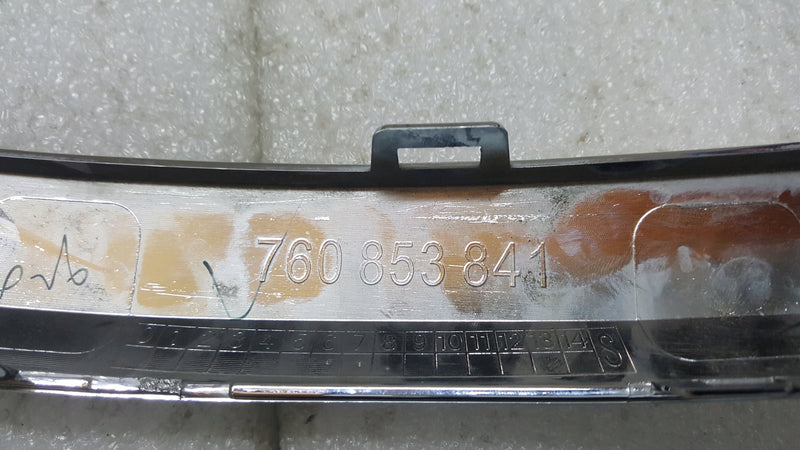 Listwa chrom zderzaka tylnego lewa strona VW TOUAREG 760853841 demontaż
