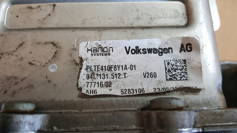 Zawór EGR chłodnica spalin VW 04L131512T demontaż