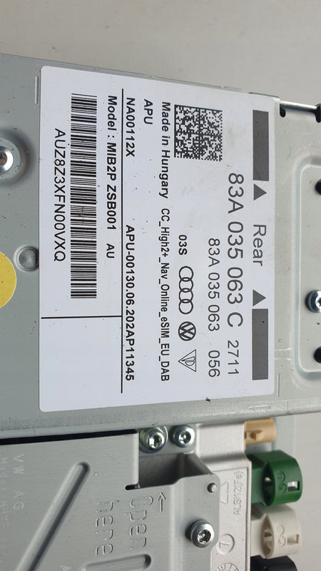 Czytnik MULTIMEDIA Virtual MMI AUDI Q3 83A035063C