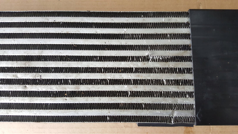 Chłodnica powietrza intercooler AUDI Q5 80A145805J demontaż