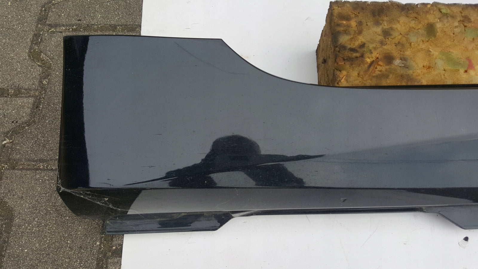 Listwa progowa prawa AUDI A6 (C8) 4K0853856 demontaż