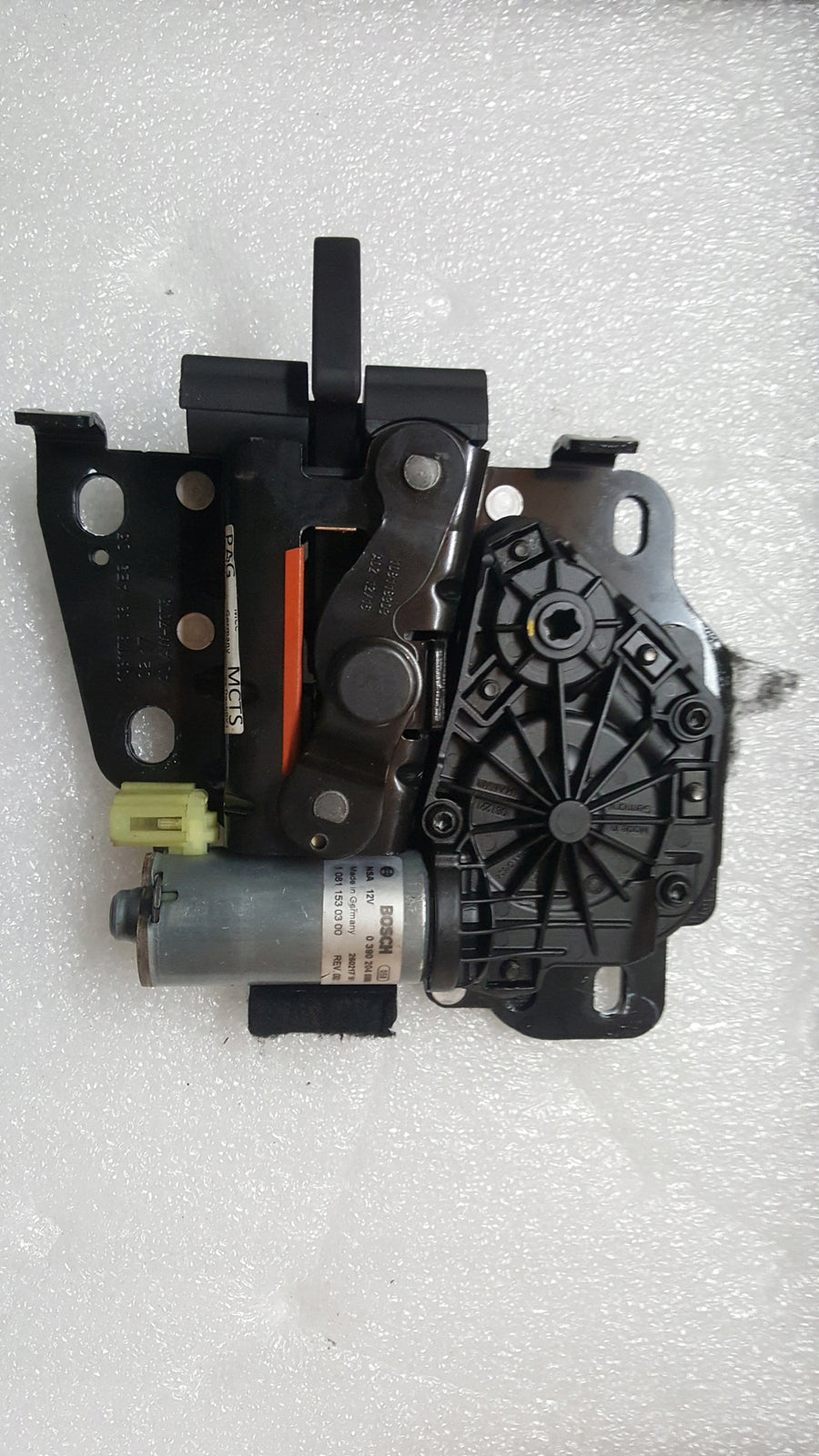 Zamek siłownik dachu PORSCHE 911 cabrio 9P1871565