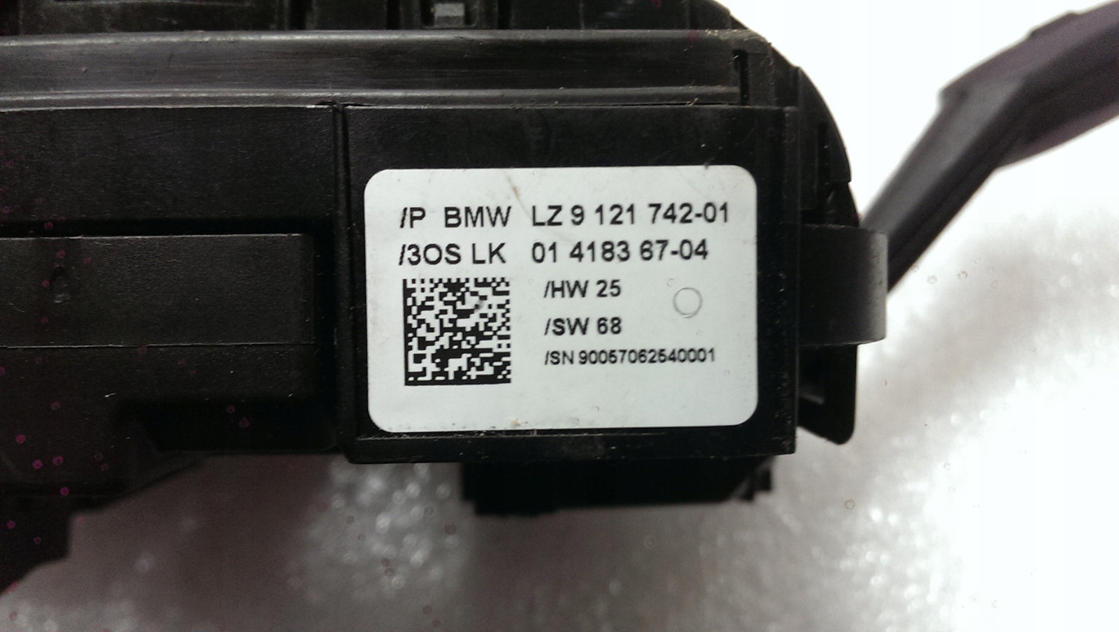 Przełącznik zespolony taśma BMW 6989556 demontaż