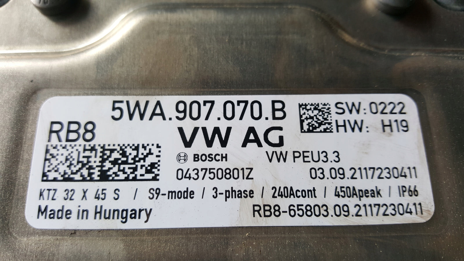 Sterownik moduł VW AUDI SKODA SEAT 5WA907070B