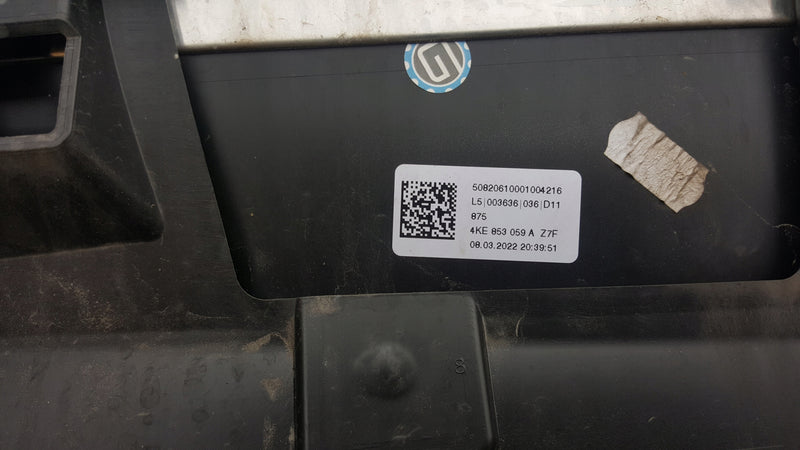 Listwa drzwi lewy tył AUDI E-TRON 4KE853969 demontaż