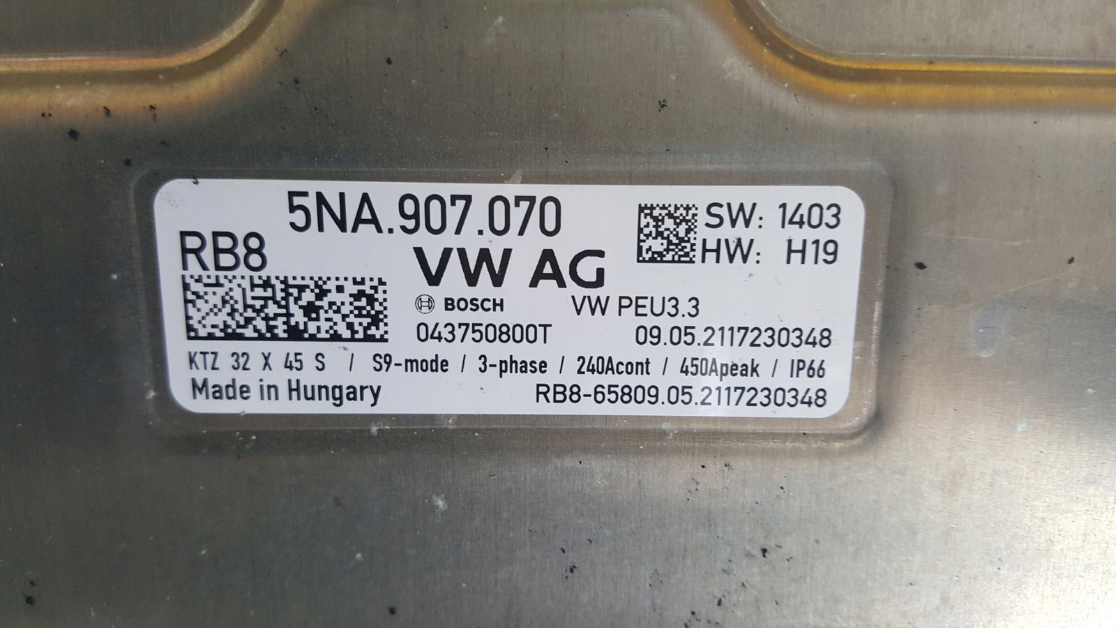 Moduł sterownik napędu VW TIGUAN AUDI e-tron GT Q3 SEAT TARRACO 5NA907070