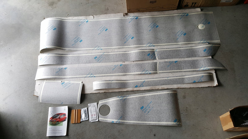 Folia dekoracyjna czarna SKODA CITIGO 1ST064317G