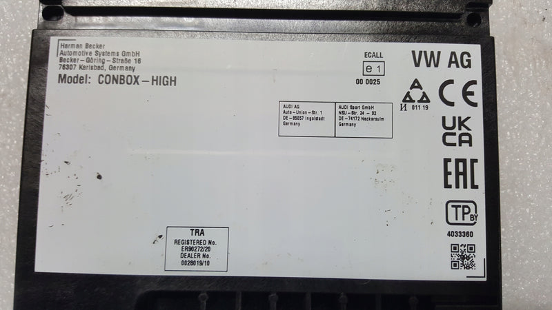 Sterownik moduł SOS AUDI 4KE035282H demontaż