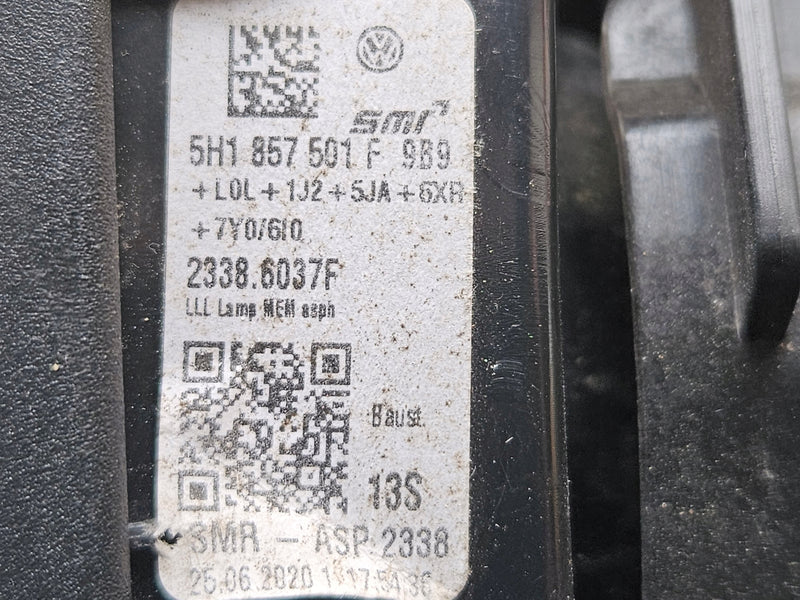 Le Lusterko kamera Vw Golf 8 5H1857501F 11pin