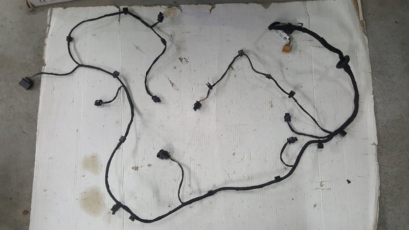 Wiązka czujników PDC zderzaka tylnego AUDI Q7 4M0971104CB demontaż