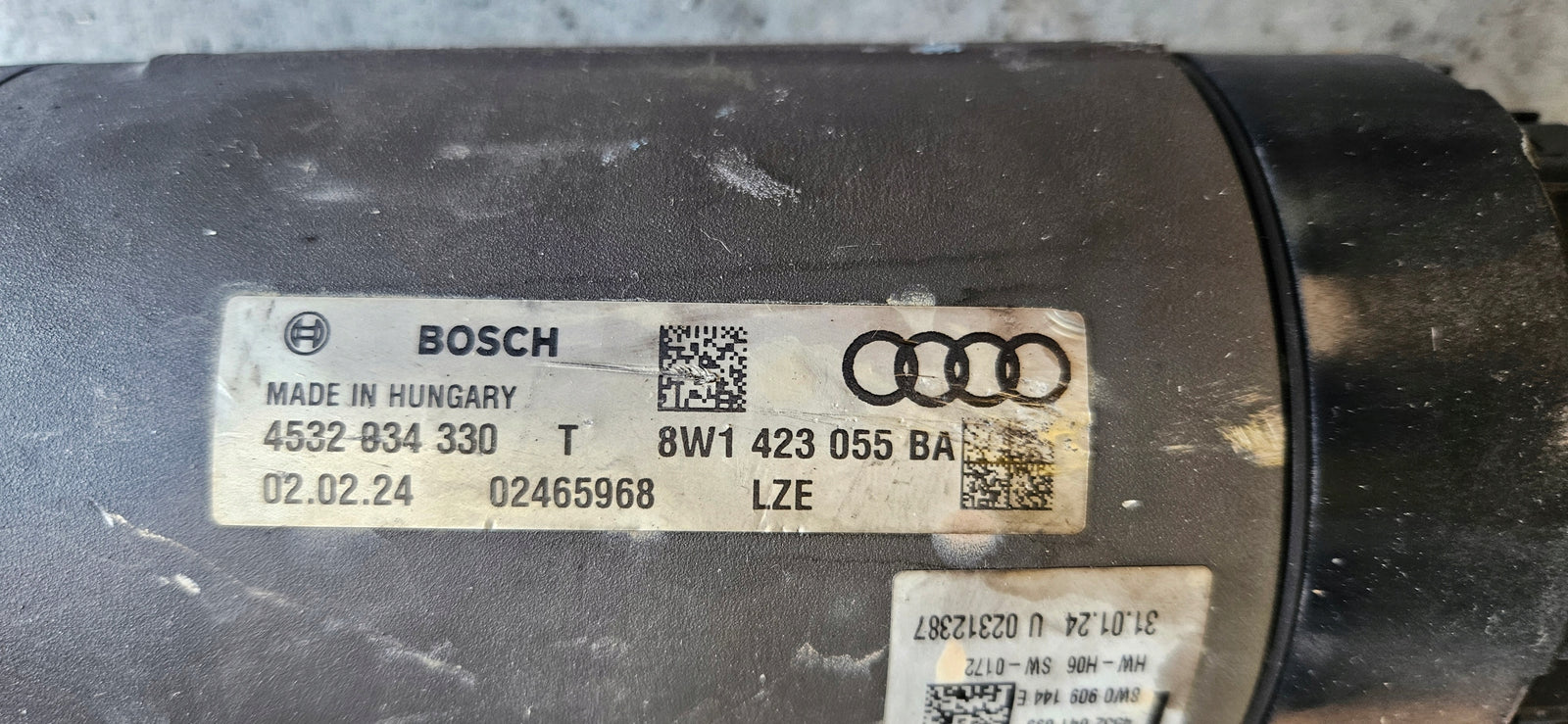 układ kierowniczy AUDI 8W1423055BA 8W0909144E IDEAŁ