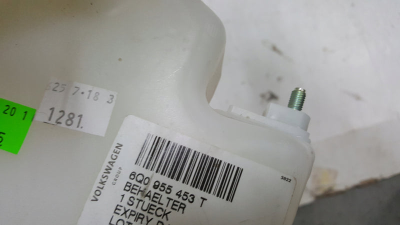 NOWY ORYGINALNY zbiornik płynu spryskiwaczy VW SEAT SKODA 6Q0955453T