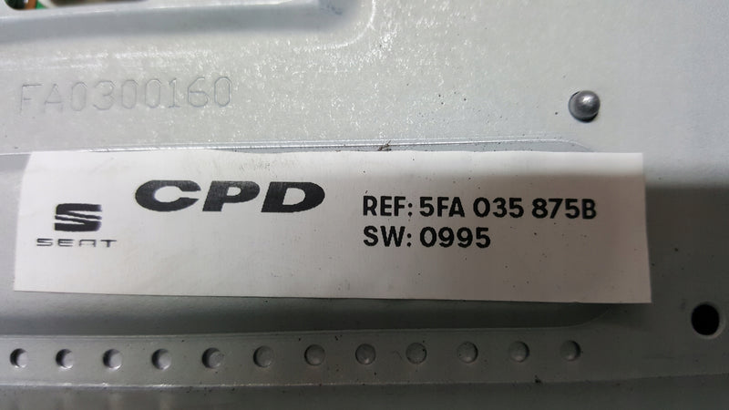 Wyświetlacz panel sterowania SEAT LEON 5FA035875B