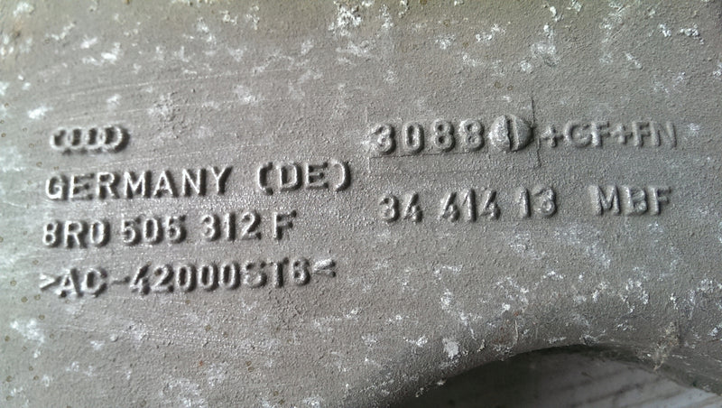 Wahacz prawy tył AUDI Q5 8R0505312F DEMONTAŻ