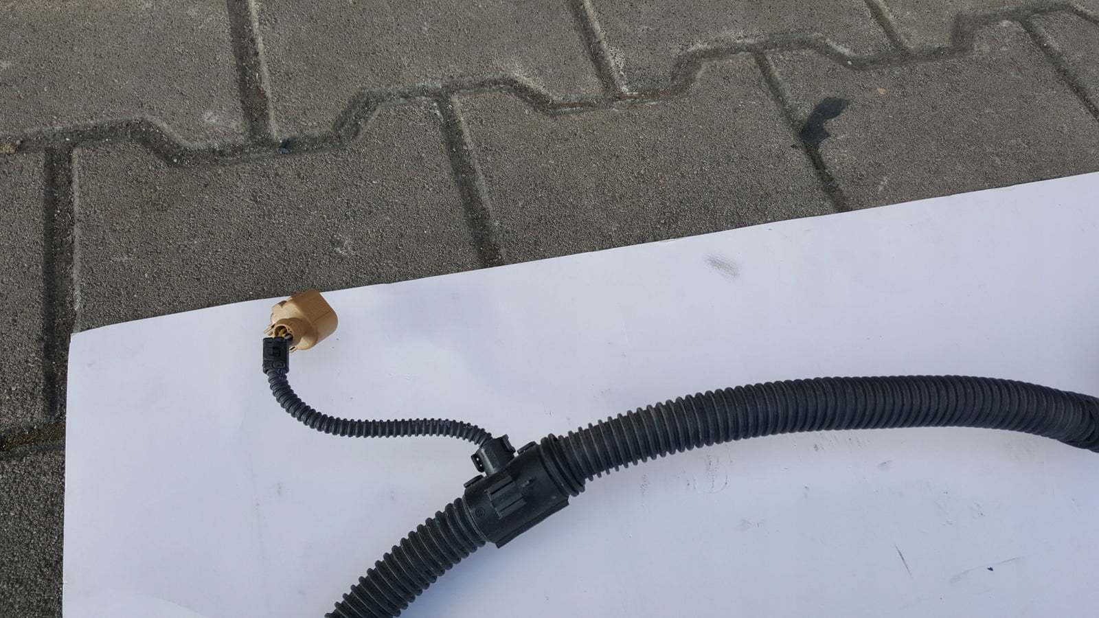 Wiązka czujników PDC zderzaka tylnego AUDI Q3 8U0971104N demontaż