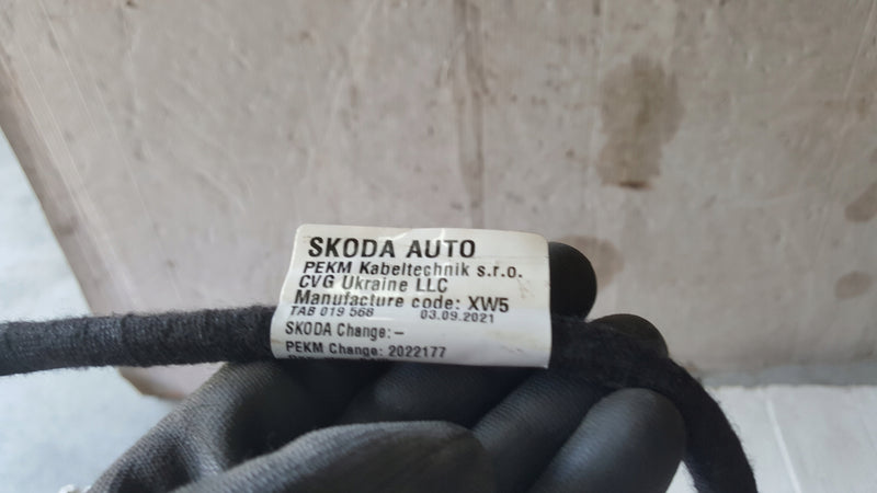 Wiązka instalacja haka SKODA OCTAVIA 5E3971541A demontaż