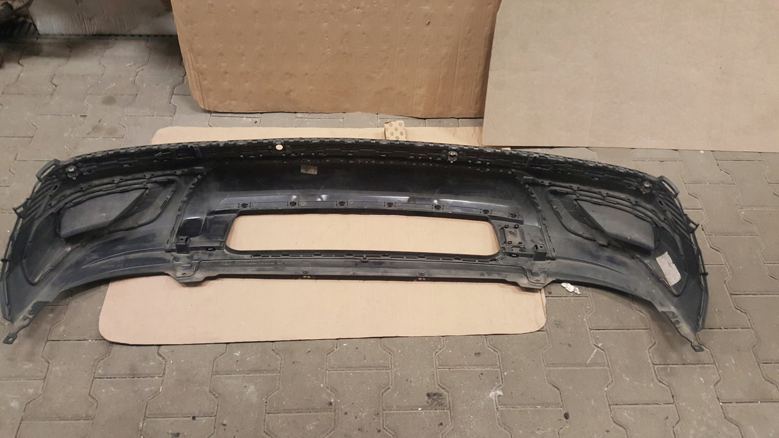 AUDI Q7 II | Dyfuzor spoiler zderzaka tył tylny S-LINE LIFT 4M0807941L