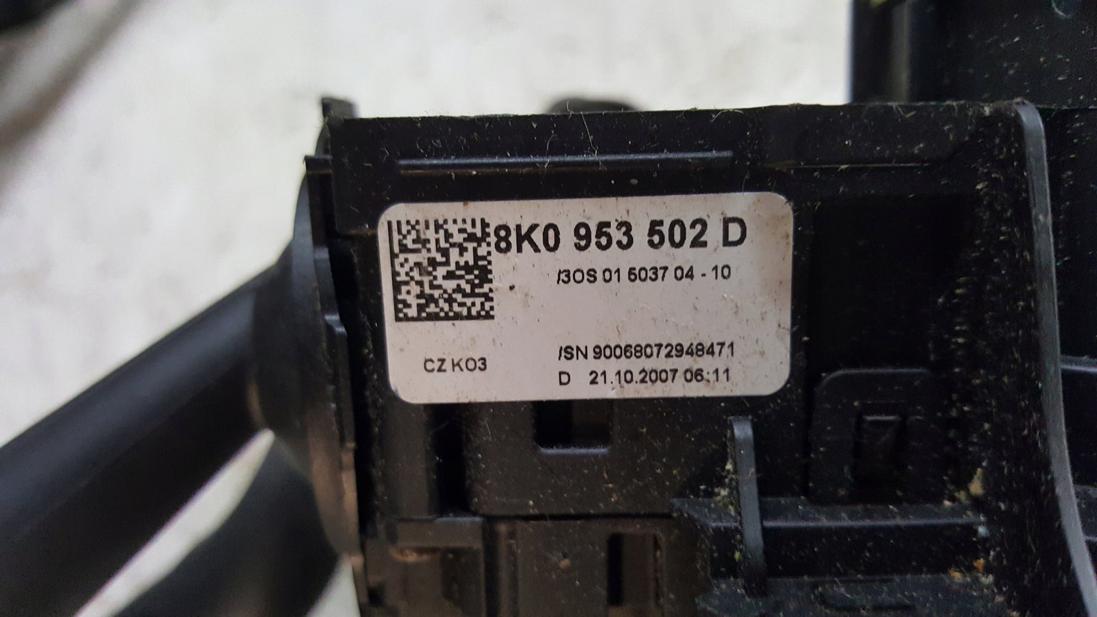 PRZEŁĄCZNIK ZESPOLONY AUDI A4 B8 8K0953502D 07-15 WŁĄCZNIK