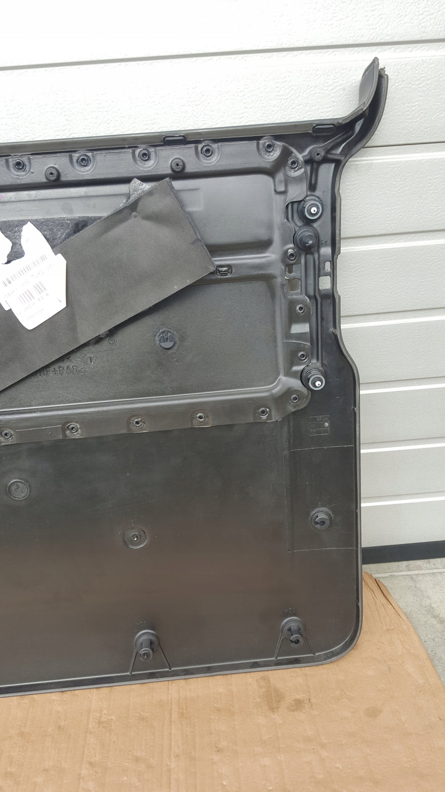 Tapicerka poszycie boczek lewa strona VW T5 T6 7E5867027 demontaż