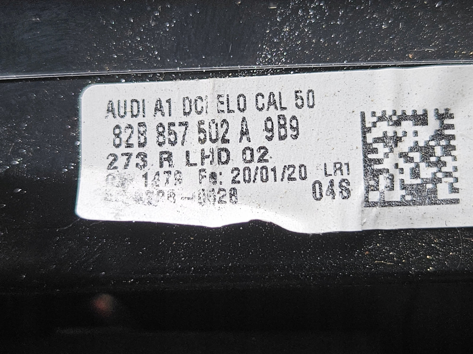Pr Lusterko zewn AUDI A1 82B857502A 6 pin IDEAŁ