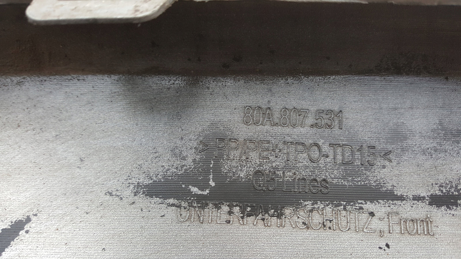 SPOILER DOKŁADKA ZDERZAKA PRZÓD AUDI Q5 II 80A807531