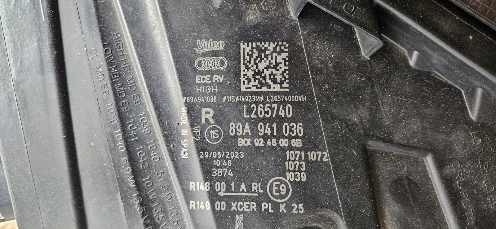 89A941036 Pr kompletny Matrix laser AUDI Q4 E-TRON