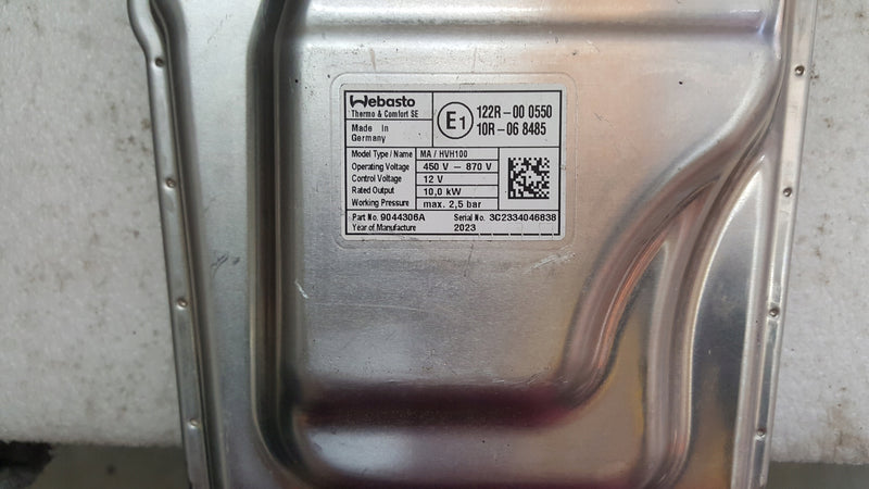 WEBASTO moduł grzewczy AUDI e-tron GT 9J1963507F