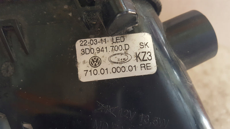 PR halogen LED VW PHAETON lift 3D0941700D demontaż