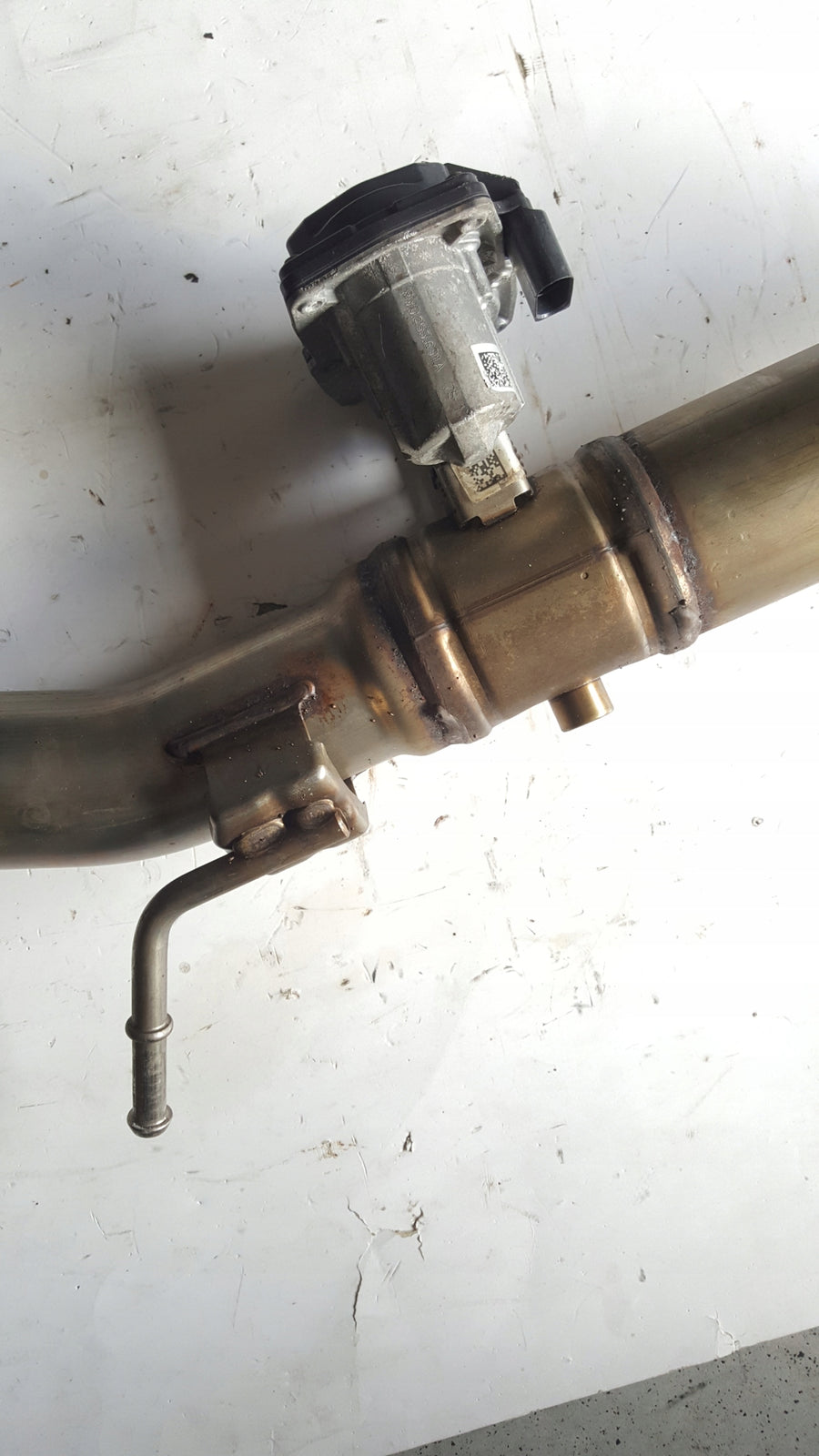 rura + przepustnica AUDI 4K0253409C , 8W0253691A