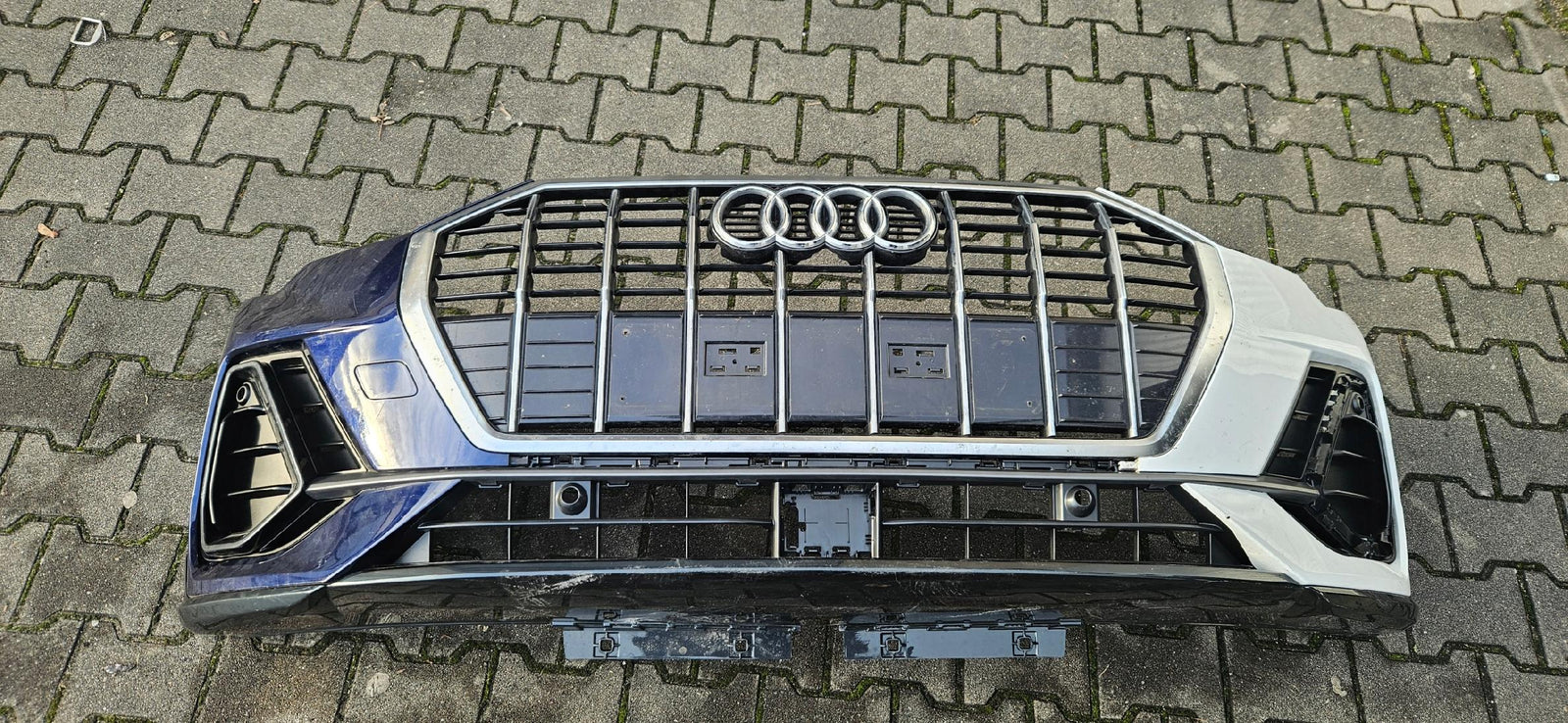 Przód Audi Q3 83A S-line maska zderzak wzm. Błotniki listwy lampy