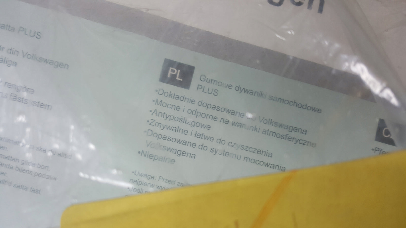 NOWE ORYGINALNE dywaniki gumowe 2-rzędu VW T5 T6 7H0061510
