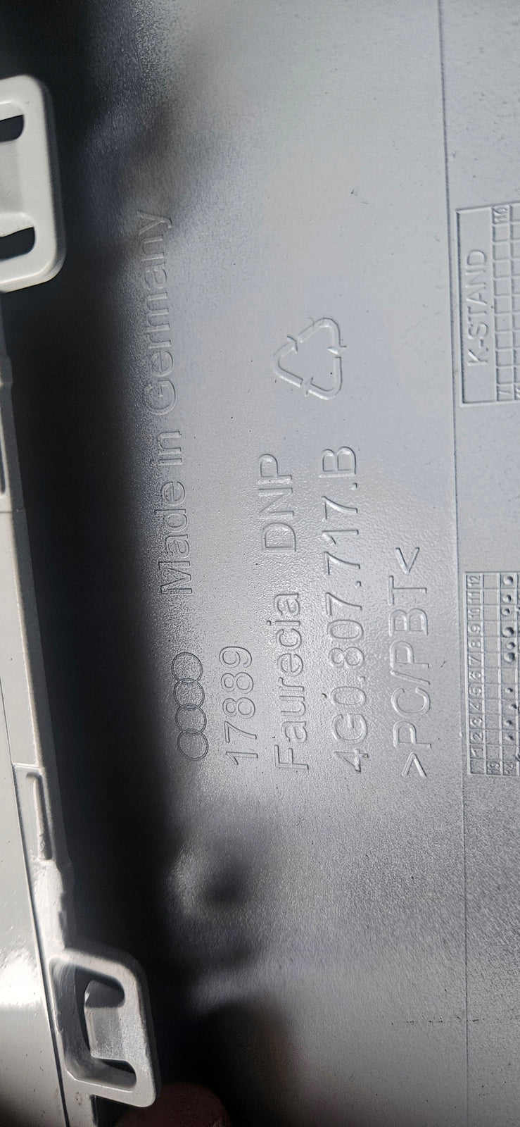 Oryginał 4G0807717B Nowy Spoiler zderzaka przedniego AUDI S6 A6 C7 LIFT