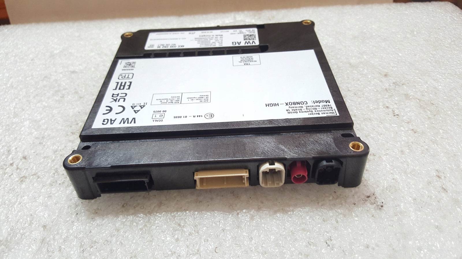 Sterownik moduł SOS-- AUDI 4KE035282M demontaż