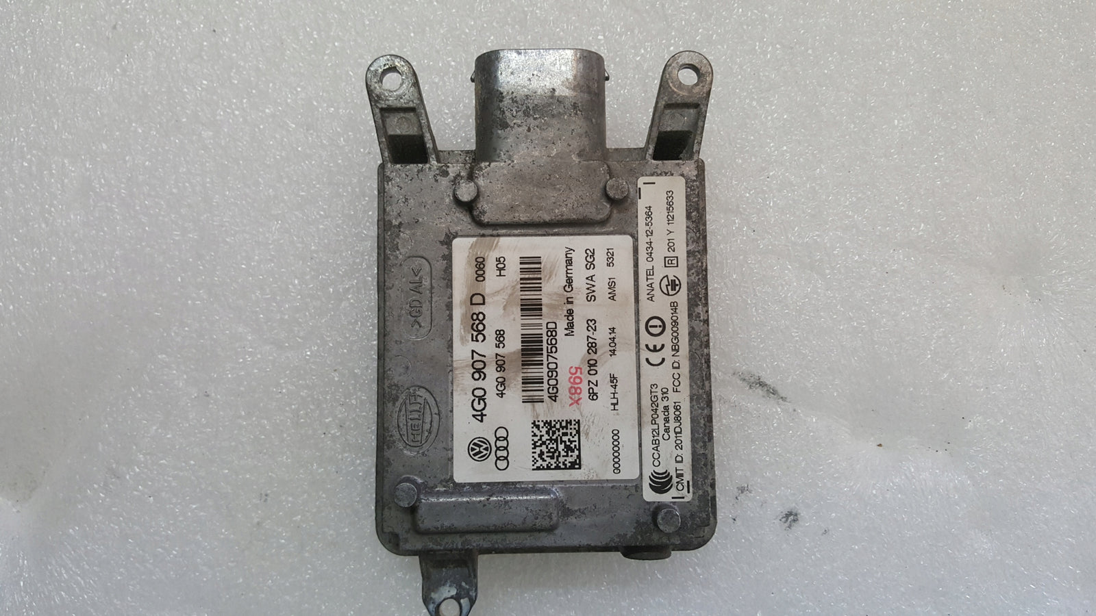 Asystent zmiany pasa ruchu-- AUDI A6 (C7) 4G0907568D demontaż