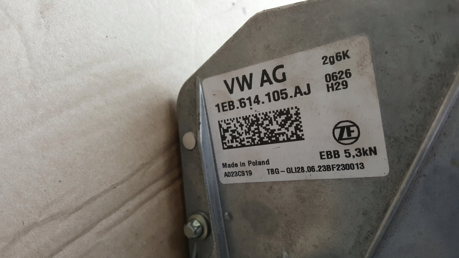 VW ID3 ID4 CUPRA BORN ENYAQ SERWO POMPA HAMULCOWA 1EB614105AJ
