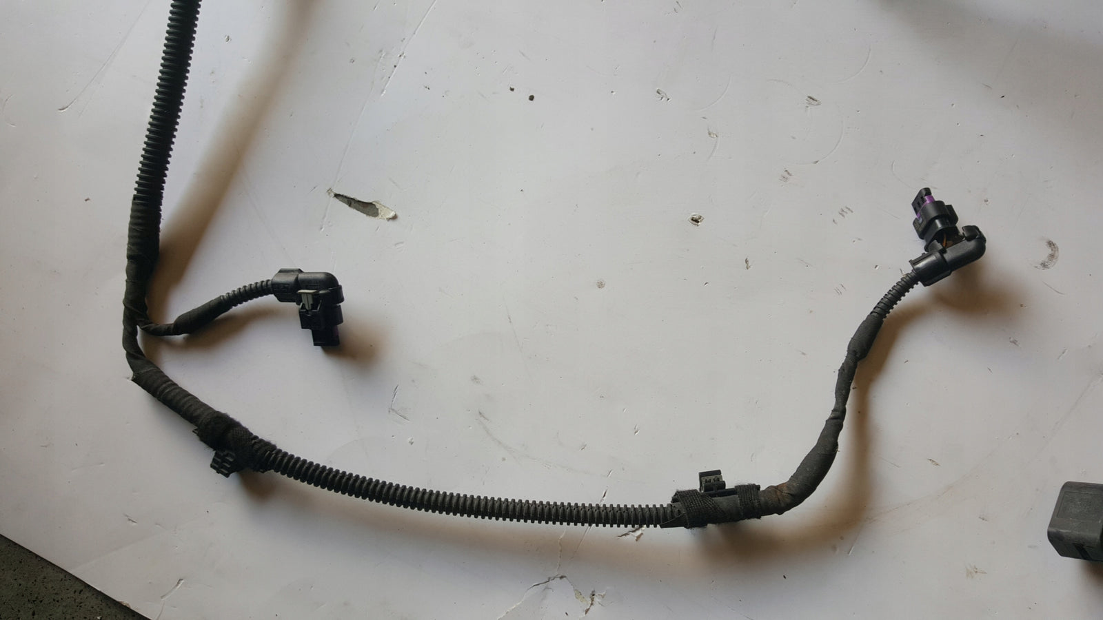 Wiązka czujników PDC zderzaka tylnego VW CADDY 2K7971104 demontaż