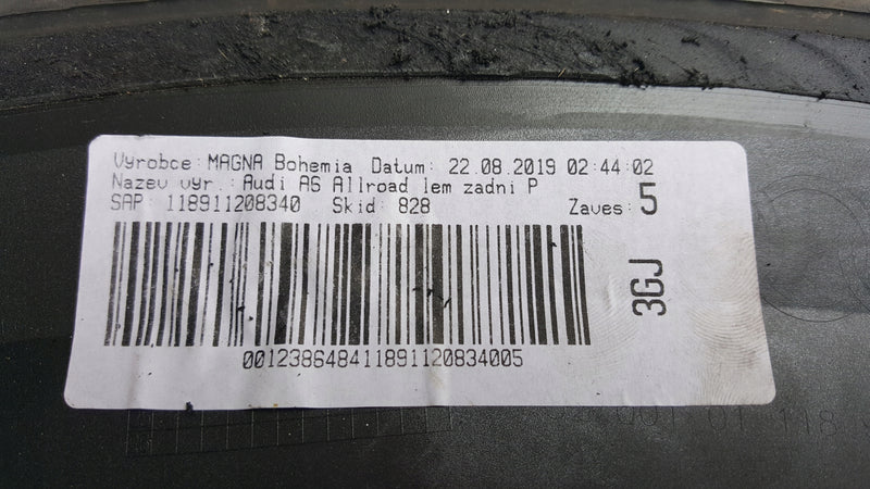 Listwa błotnika P tył AUDI A6 C8 ALLROAD 4K9853818