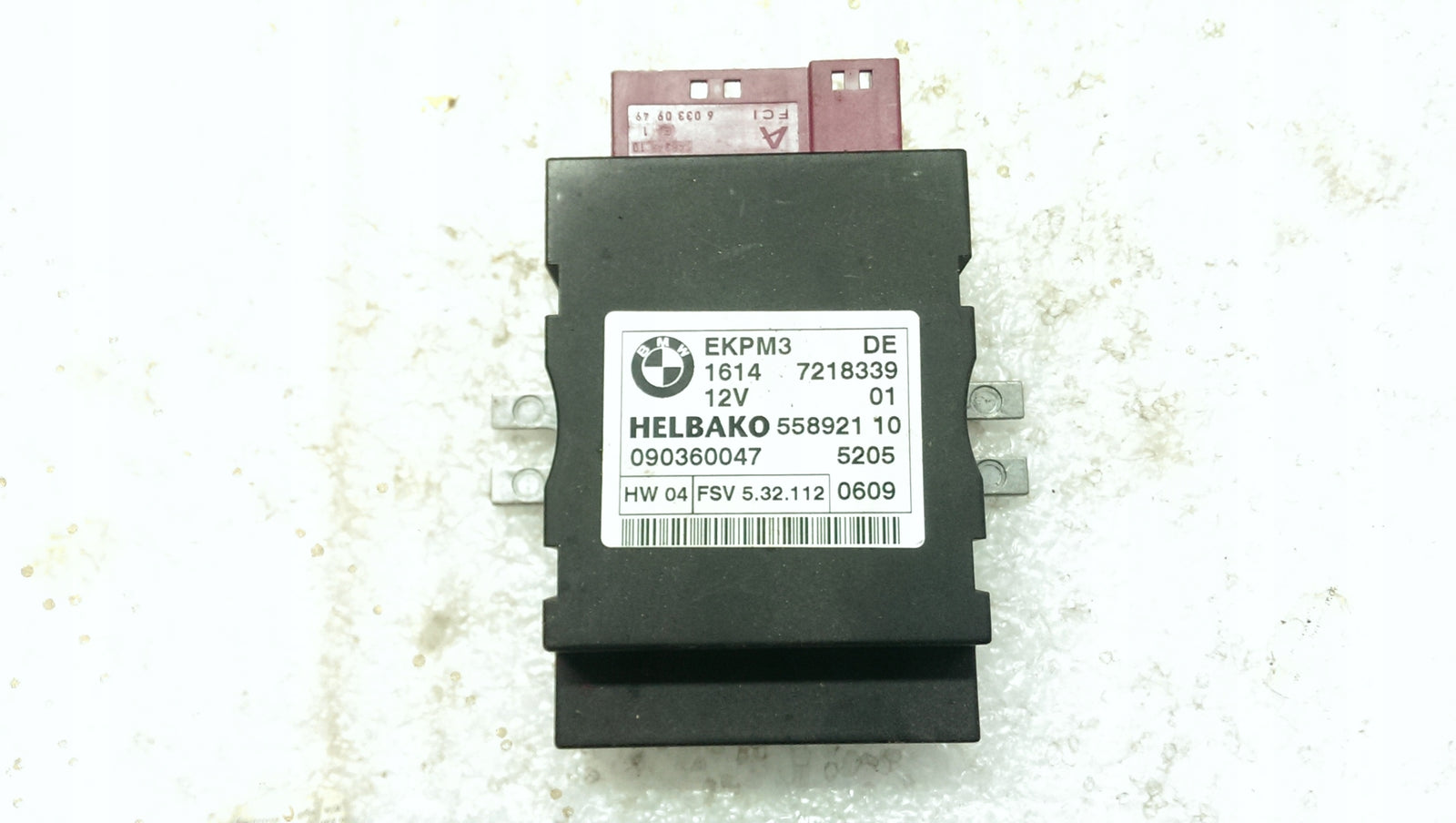 Moduł sterownik pompy paliwa BMW E87 E90 7218339