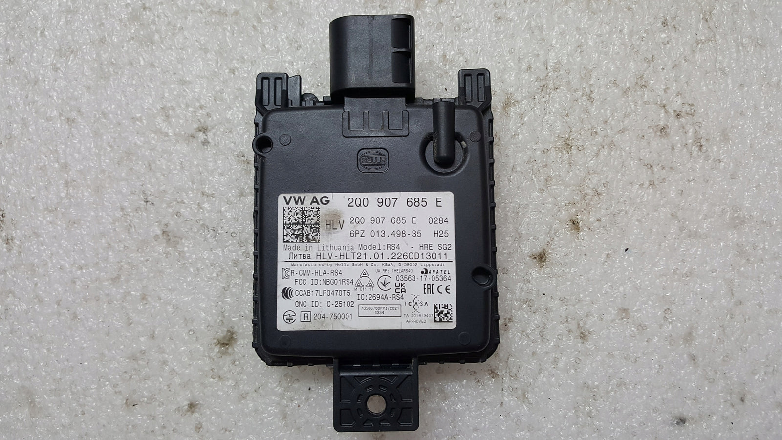 Radar asystent zmiany pasa VW AUDI SKODA SEAT 2Q0907685E demontaż