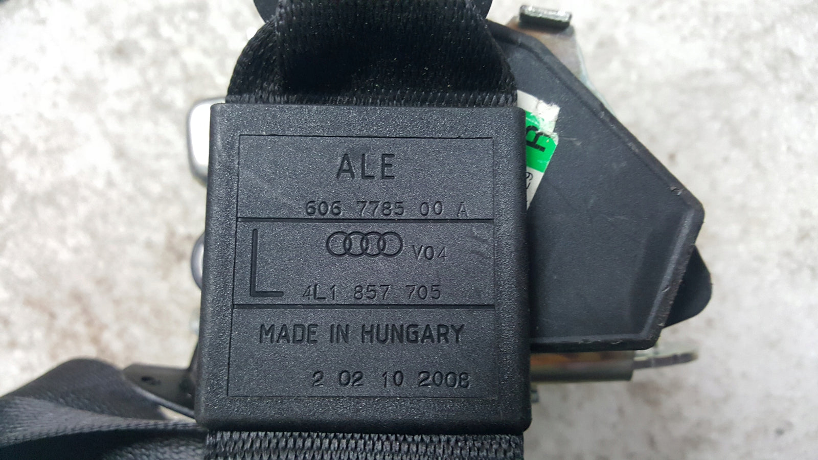 AUDI Q7 4L 06r PAS BEZPIECZEŃSTWA LEWY PRZEDNI PRZÓD 4L1857705