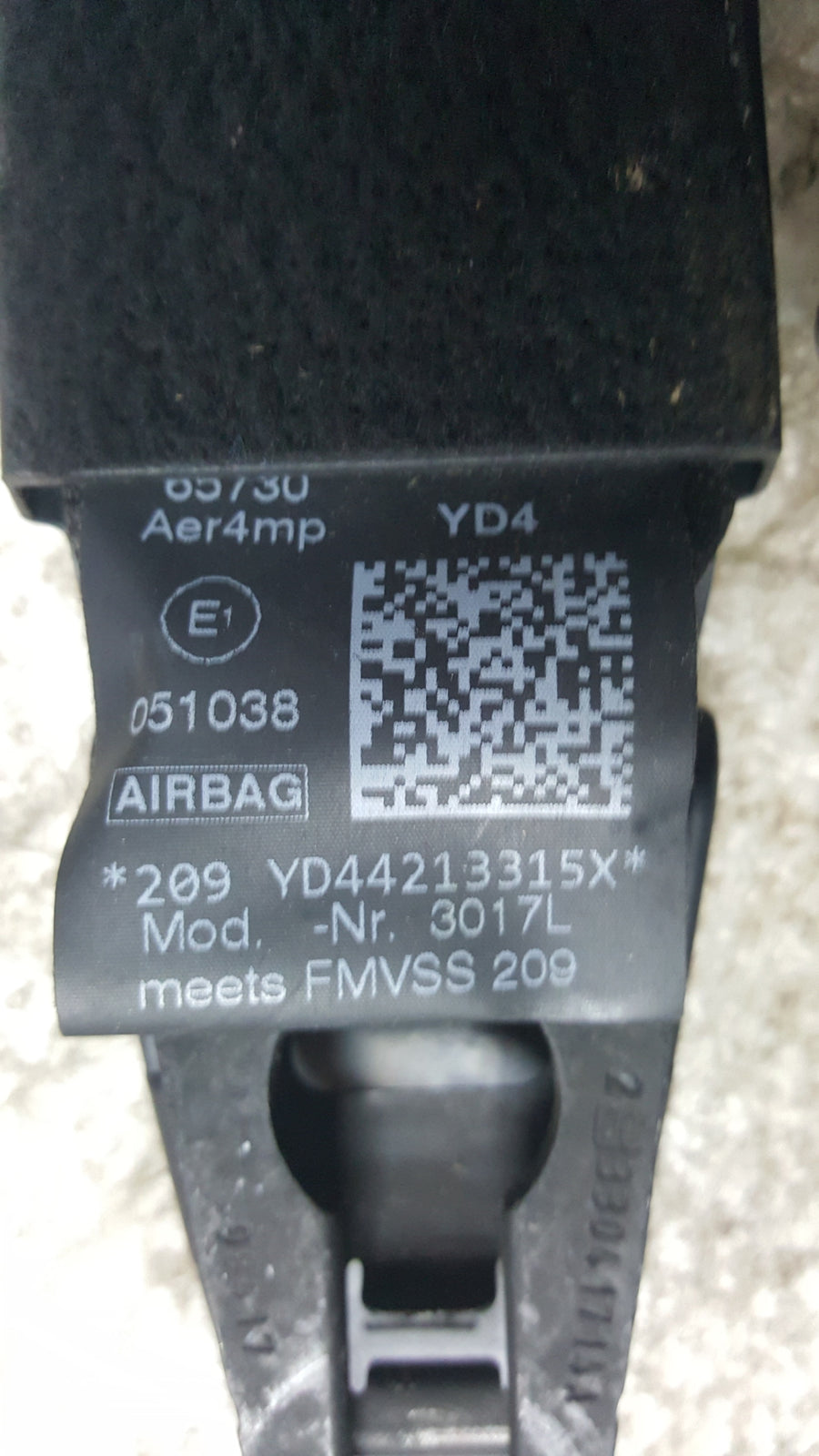 AUDI A6 A7 C7 PAS LEWY BEZPIECZEŃSTWA 4G8857705H